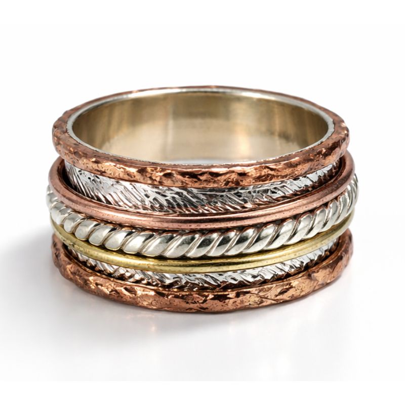 Harmony Stack Spinner Ring